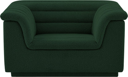 Dillard Green Boucle Fabric Chair C