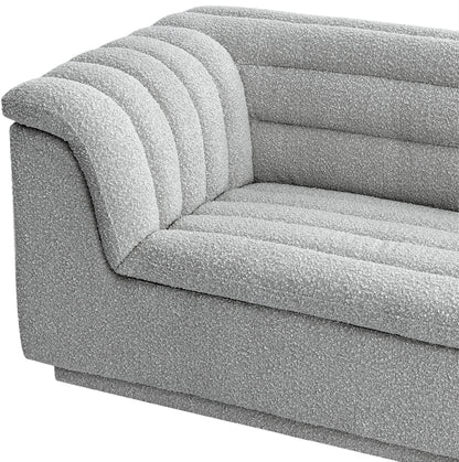 Dillard Grey Boucle Fabric Chair C