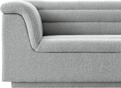 Dillard Grey Boucle Fabric Chair C