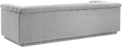 Dillard Grey Boucle Fabric Sofa S