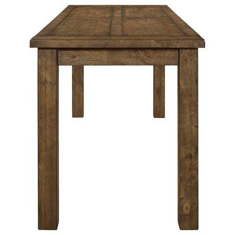Lawler 7-piece Counter Height Dining Set Golden BrownRustic Golden Brown