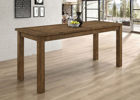 Lawler 84-inch Counter Height Dining Table Golden BrownRustic Golden Brown