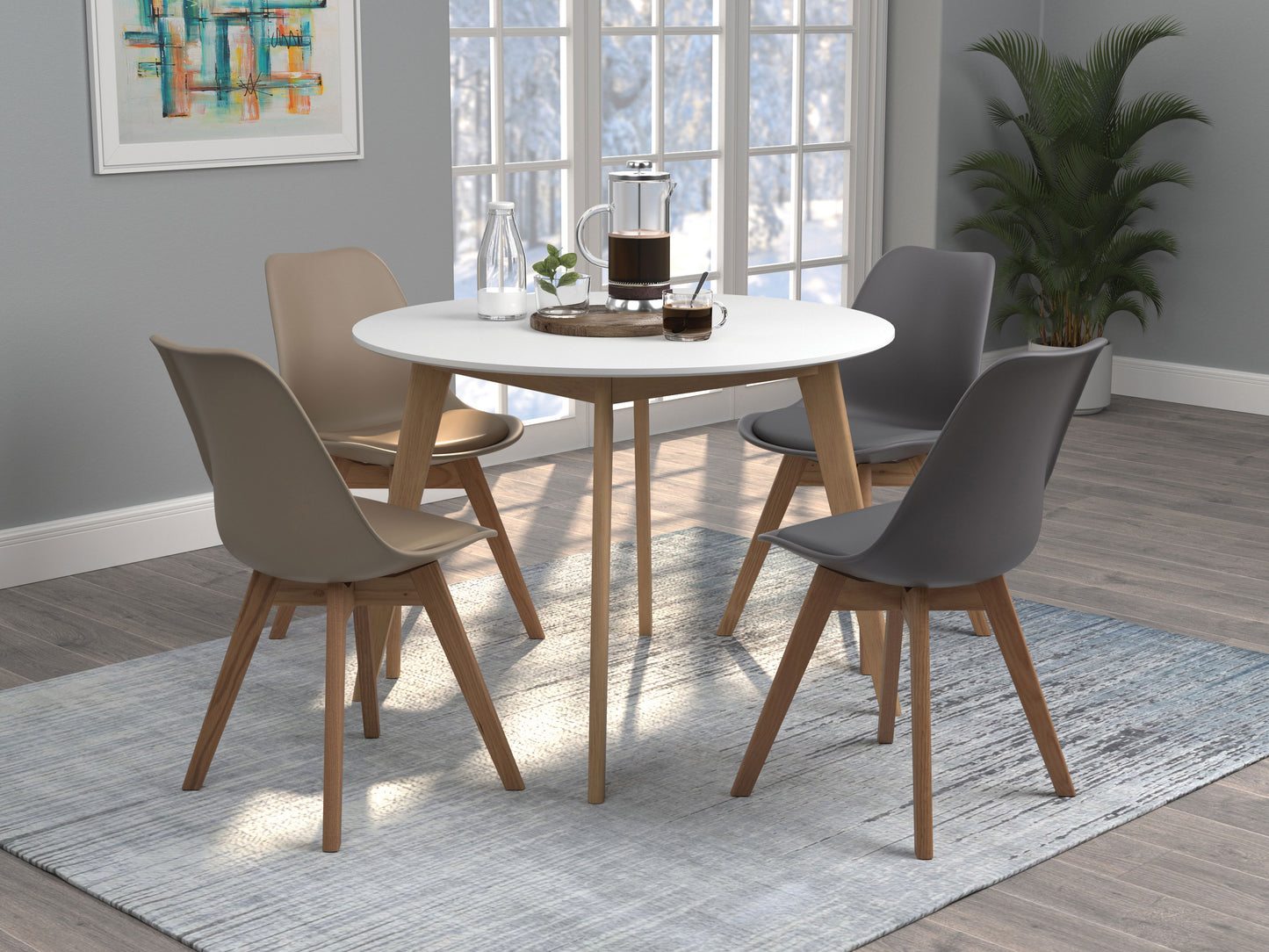 round dining table