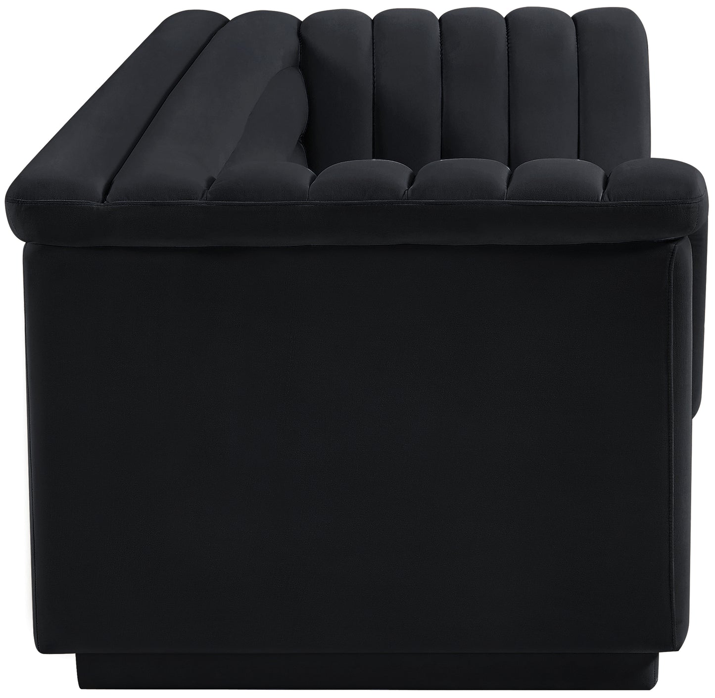 dillard black velvet fabric sofa s