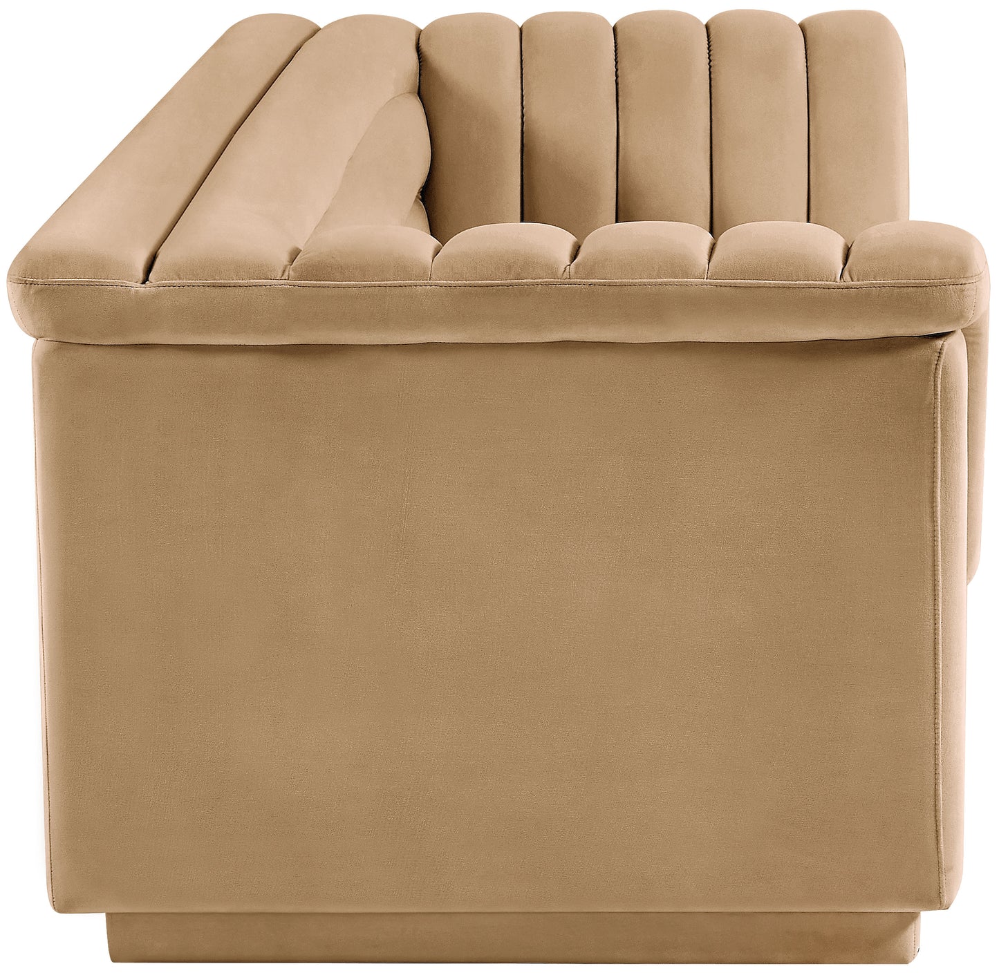 dillard camel velvet fabric sofa s