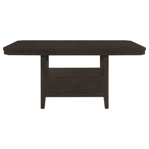 Zonie 78-inch Extension Counter Dining Table CappuccinoCappuccino