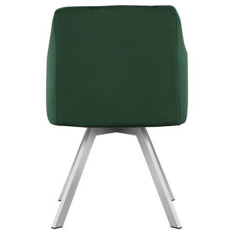 Adino 5-piece Round Glass Top Dining Table Set ChromeChrome