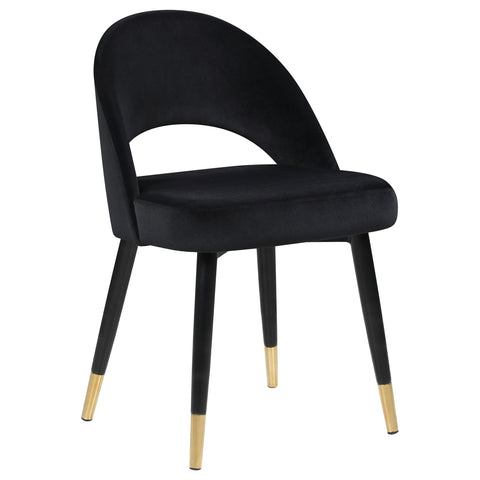 Dyer Upholstered Dining Side Chair Black (Set of 2)Black