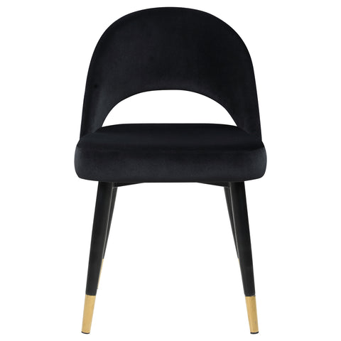 Dyer Upholstered Dining Side Chair Black (Set of 2)Black