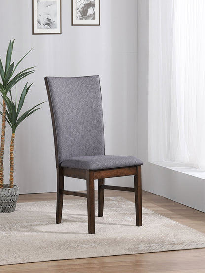 Griffin Upholstered Dining Side Chair Grey (Set of 2)