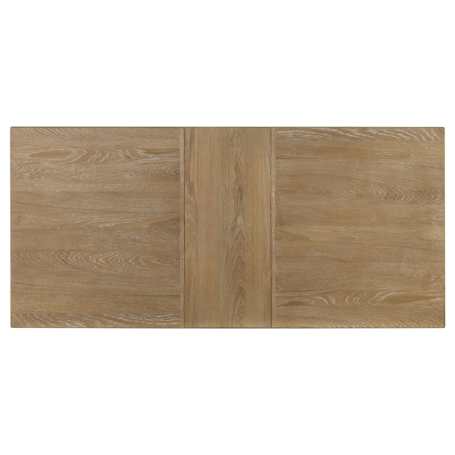 jirou 89-inch extension dining table distressed light brown