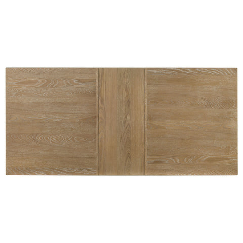 Jirou 89-inch Extension Dining Table Distressed Light Brown