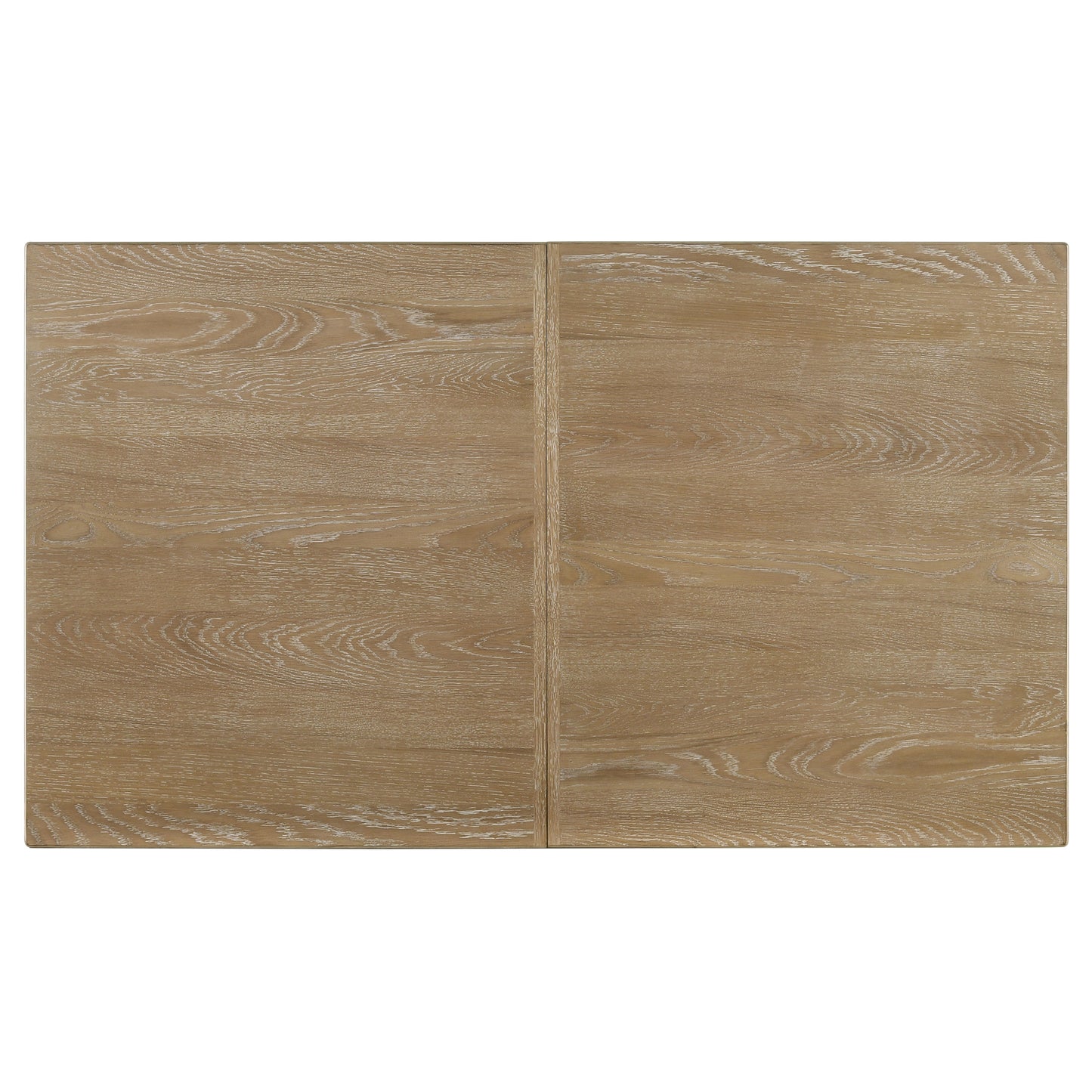 jirou 89-inch extension dining table distressed light brown