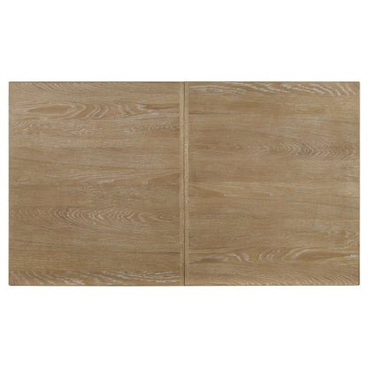 Jirou 89-inch Extension Dining Table Distressed Light Brown