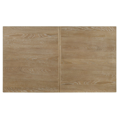 Jirou 89-inch Extension Dining Table Distressed Light Brown