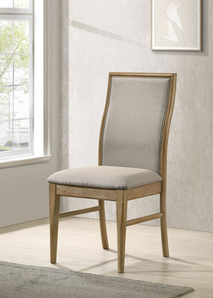 Jirou Upholstered Dining Side Chair Barley (Set of 2)