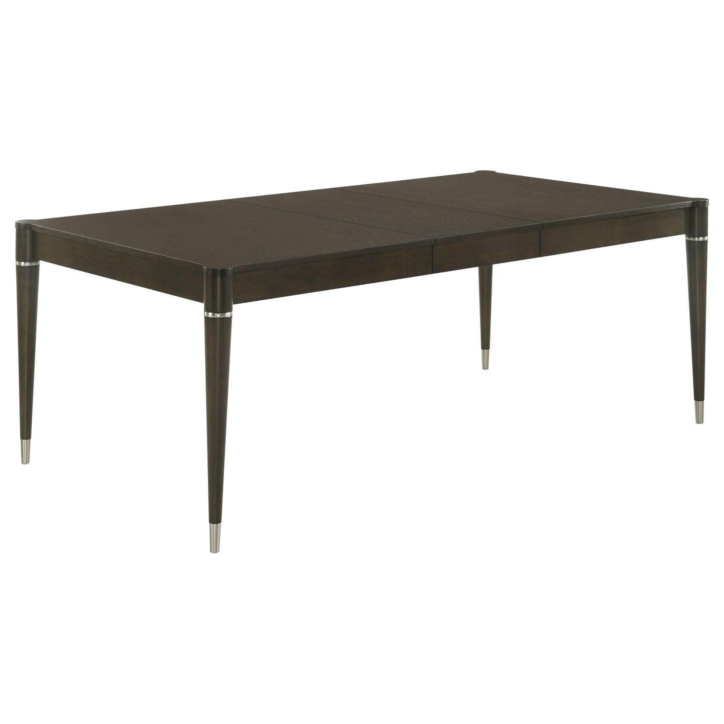 gianni 81-inch extension leaf dining table ash brown