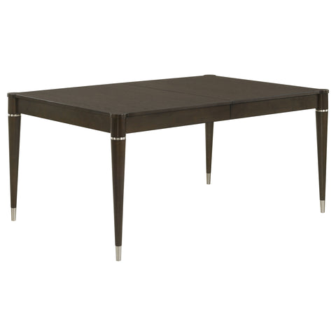 Gianni 81-inch Extension Leaf Dining Table Ash Brown