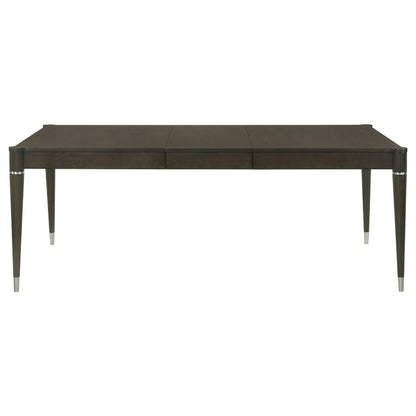 Gianni 81-inch Extension Leaf Dining Table Ash Brown