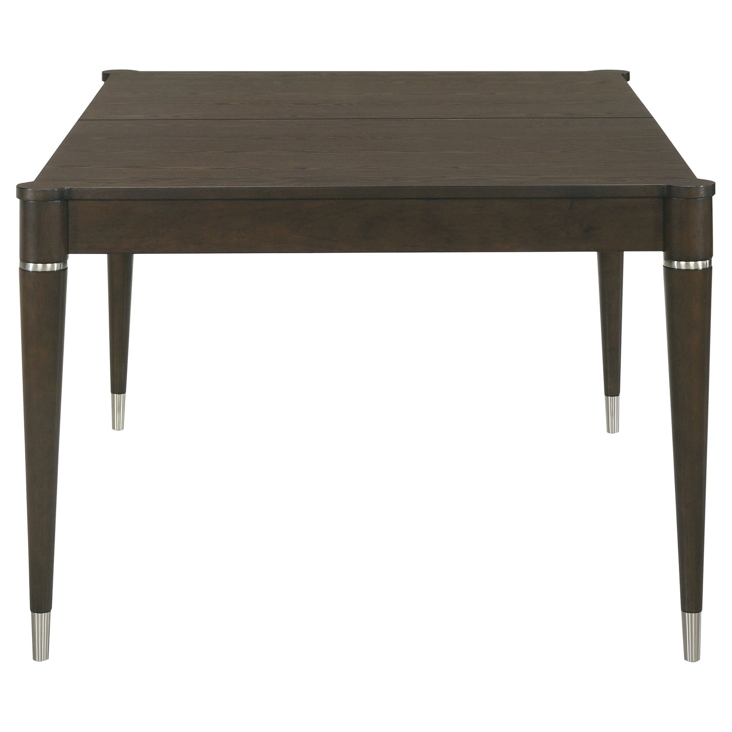 gianni 81-inch extension leaf dining table ash brown