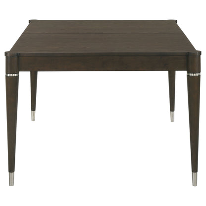 Gianni 81-inch Extension Leaf Dining Table Ash Brown
