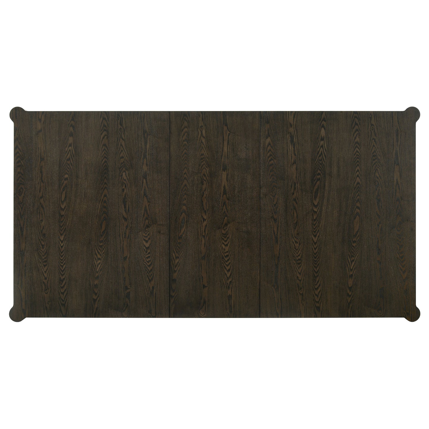 gianni 81-inch extension leaf dining table ash brown