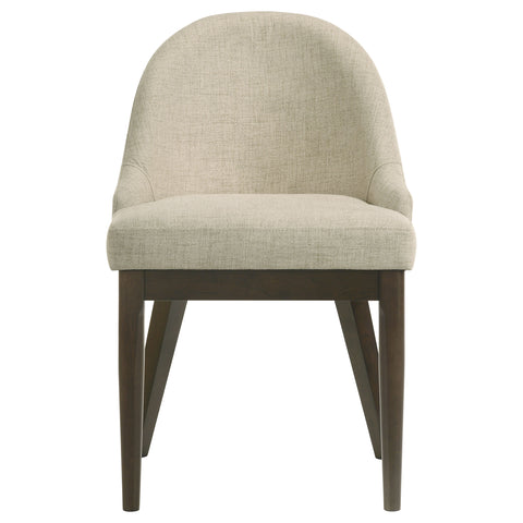 Gianni Upholstered Dining Side Chair Beige (Set of 2)