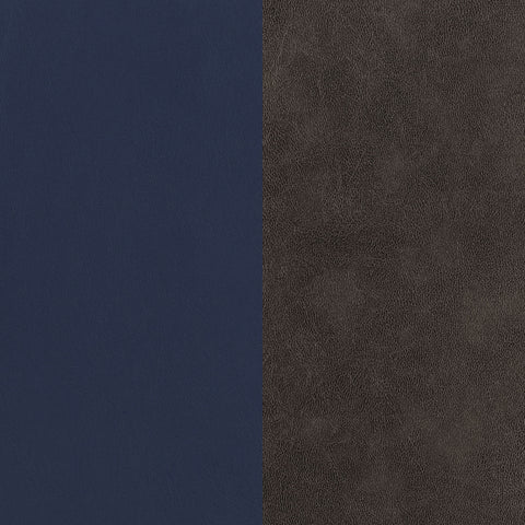 Madison Upholstered Dining Arm Chair Blue and Brown (Set of 2)Blue