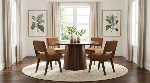Fabian Upholstered Dining Side Chair Nutmeg (Set of 2)