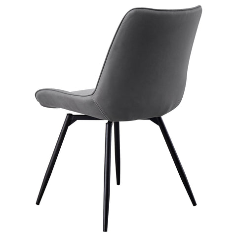 Bishop 5-piece Round Dining Table Set Concrete GunmetalGunmetal