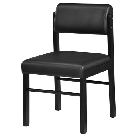 Graham Upholstered Dining Side Chair Black (Set of 2)