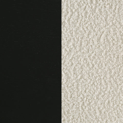 Graham Upholstered Counter Height Chair Cream and Black (Set of 2)