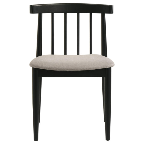 Harkes 5-piece Dining Set Wheat and Black