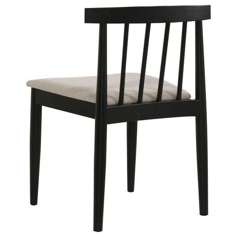 Harkes 5-piece Dining Set Wheat and Black