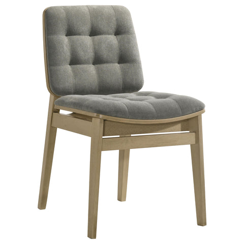 Harkes 5-piece Dining Set Grey and Natural Oak