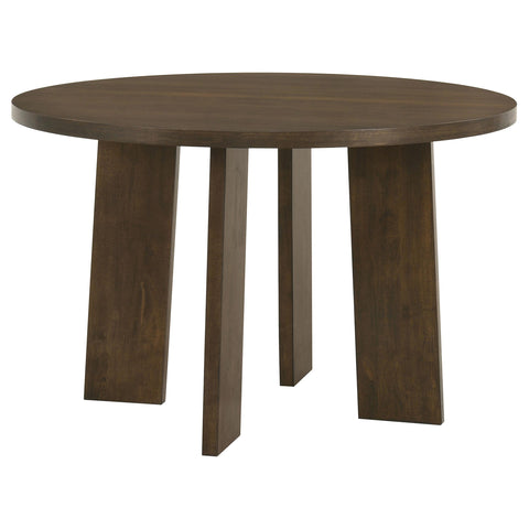 Harkes 5-piece Dining Set Wheat and Walnut