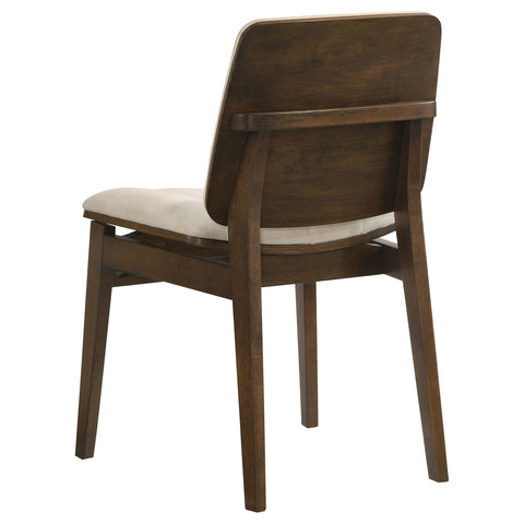 Harkes 5-piece Dining Set Cream and Walnut