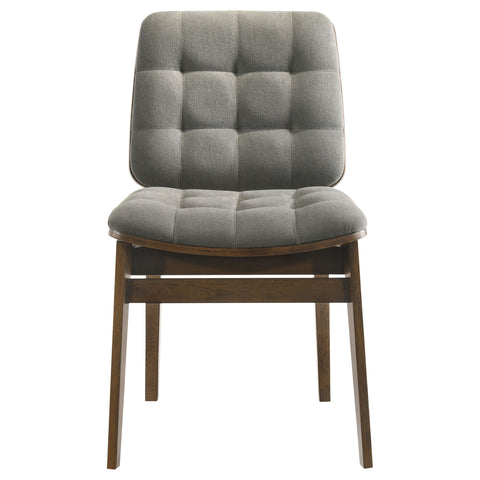 Harkes 5-piece Dining Set Grey and Walnut