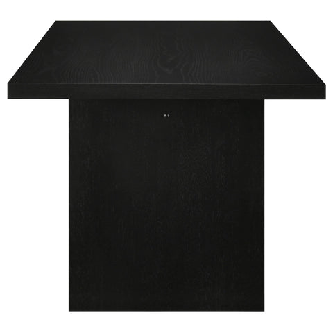 Hogan 82-inch Rectangular Wood Dining Table Black
