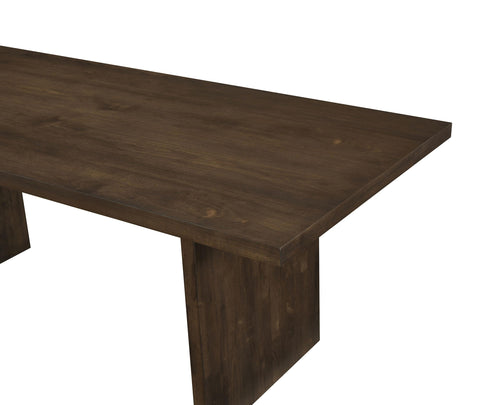 Hogan 7-piece 82-inch Rectangular Dining Set Wheat and Walnut