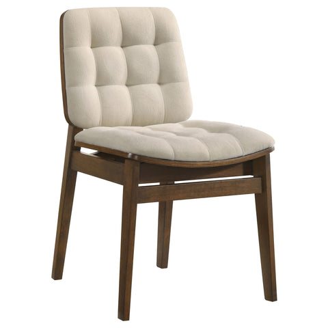 Hogan 7-piece 82-inch Rectangular Dining Set Cream and Walnut