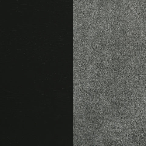 Ervine Upholstered Side Chair Grey and Black (Set of 2)