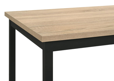 Brennan Space Saving Rectangular Dining Table Greige Oak