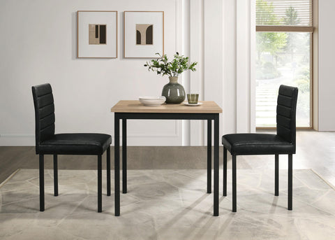Brennan Space Saving Rectangular Dining Table Greige Oak