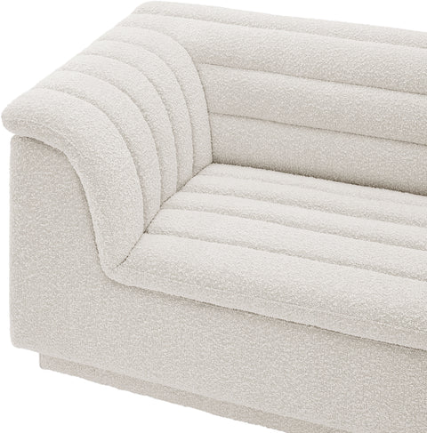 Dillard Cream Boucle Fabric Modular Sofa S119