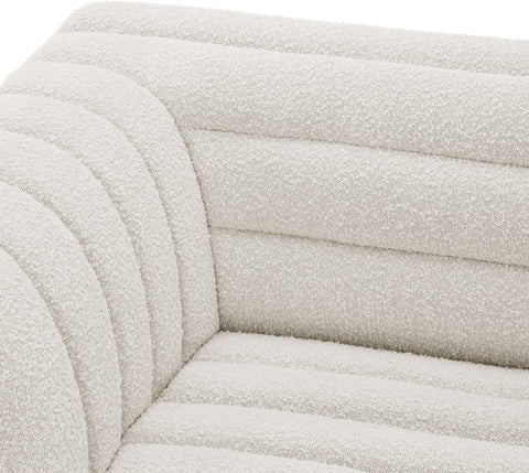 Dillard Cream Boucle Fabric Modular Sofa S119