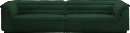 Dillard Green Boucle Fabric Modular Sofa S119