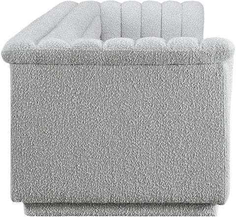 Dillard Grey Boucle Fabric Modular Sofa S119