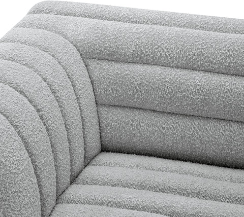 Dillard Grey Boucle Fabric Modular Sofa S119
