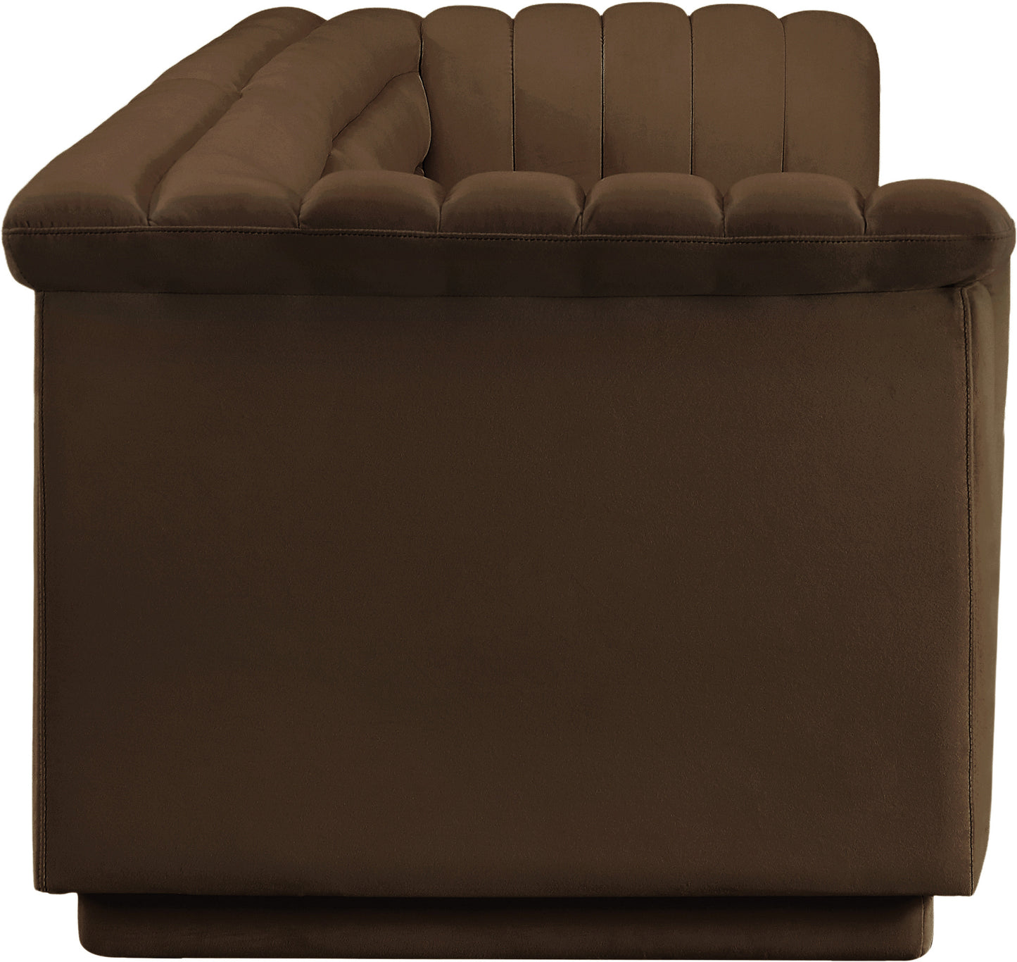 dillard brown velvet fabric modular sofa s119